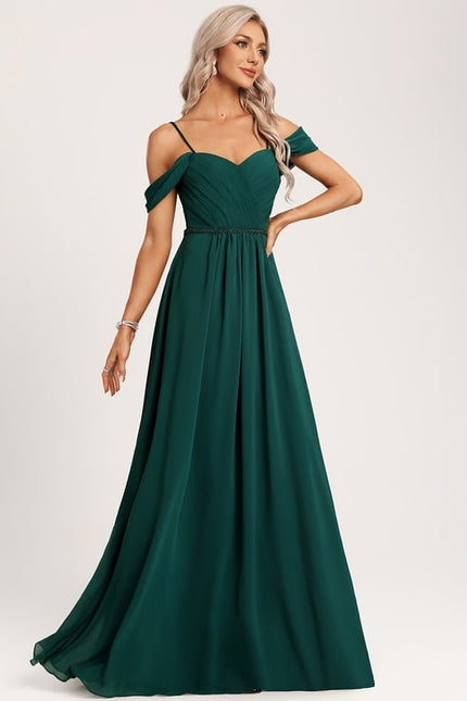Robe Trapèze Évasion Émeraude - gallery 5