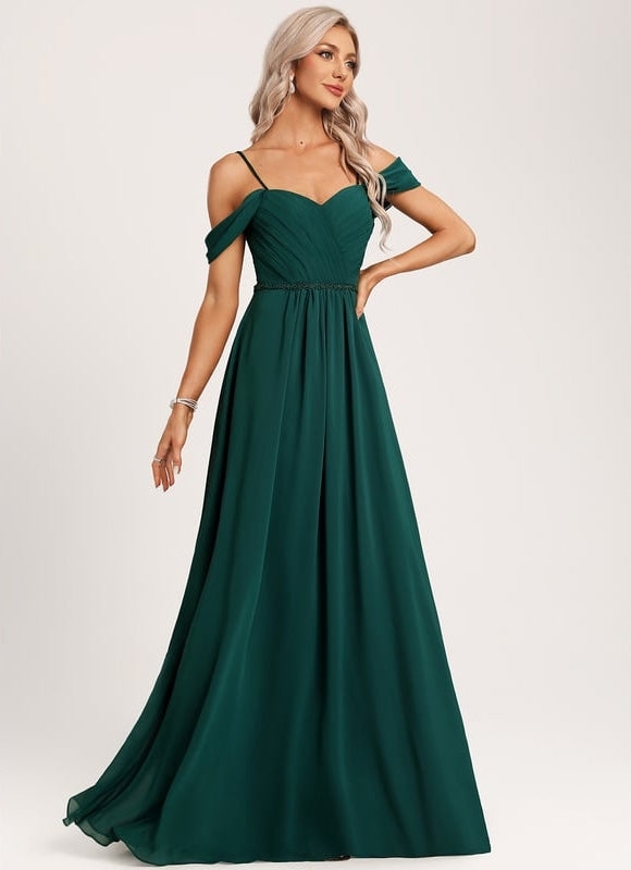 Robe Trapèze Évasion Émeraude - gallery 5