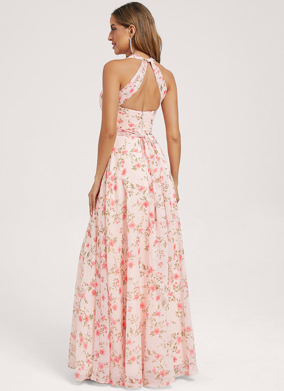 Robe Trapèze Fluide Bordeaux - gallery 3