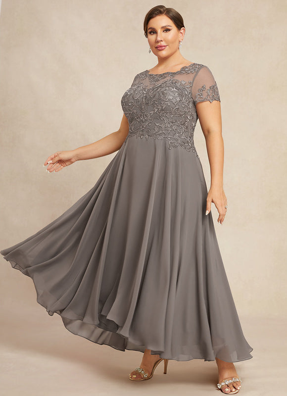 Robe Trapèze Voile Dargent Éthéré - gallery 6