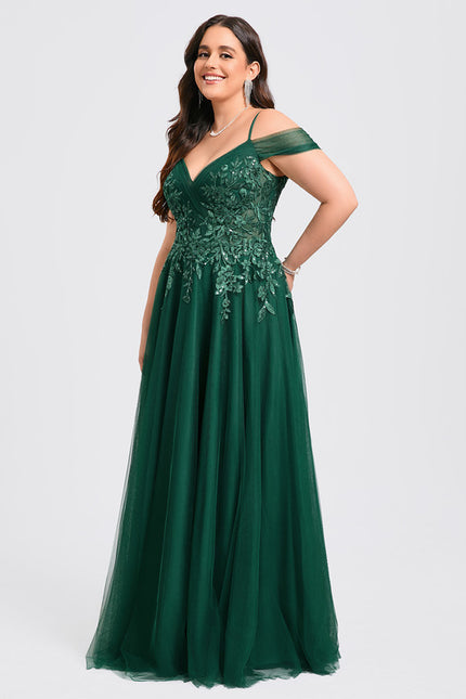 Robe Trapèze Émeraude Envoûtante - gallery 6