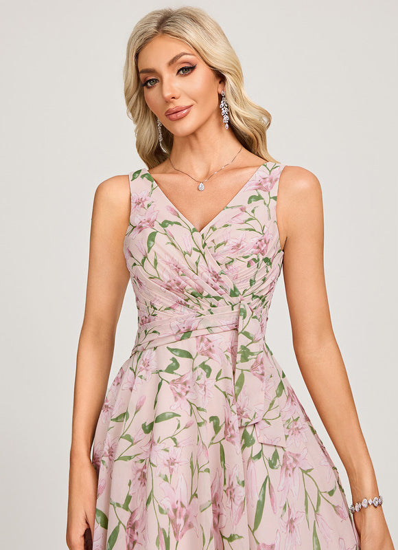 Robe Trapèze Vague Marine - gallery 3