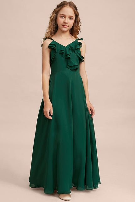 Robe Trapèze Vert Doux Éclat - gallery 6