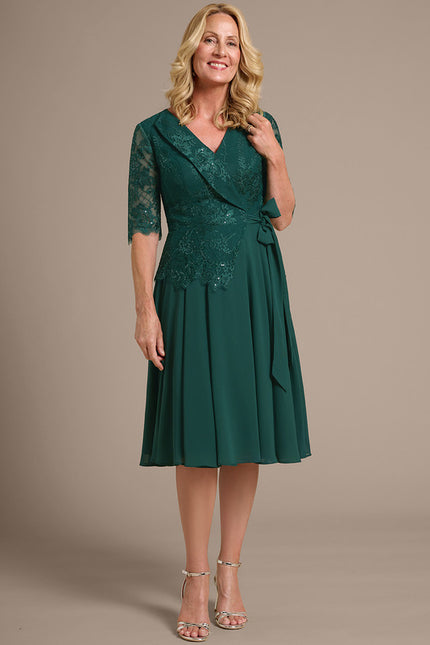 Robe Trapeze Verte - gallery 2