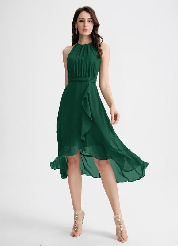 Robe Trapèze Verte Synergie
