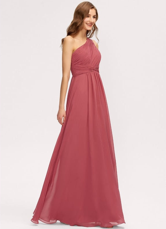 Robe Trapèze Asymétrique Beige