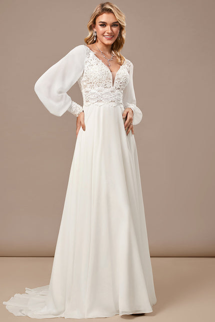 Robe Trapèze Éthérée Satinée - gallery 3