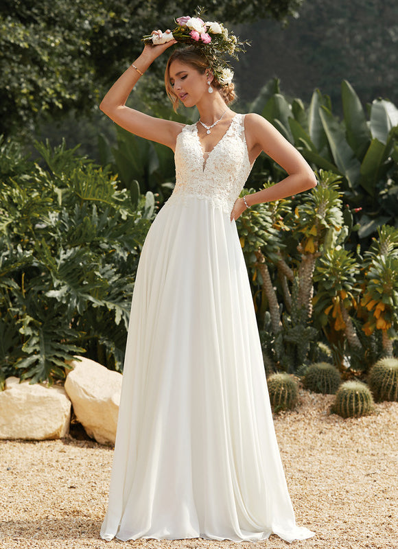 Robe Trapèze Éthérée Satinée - gallery 6