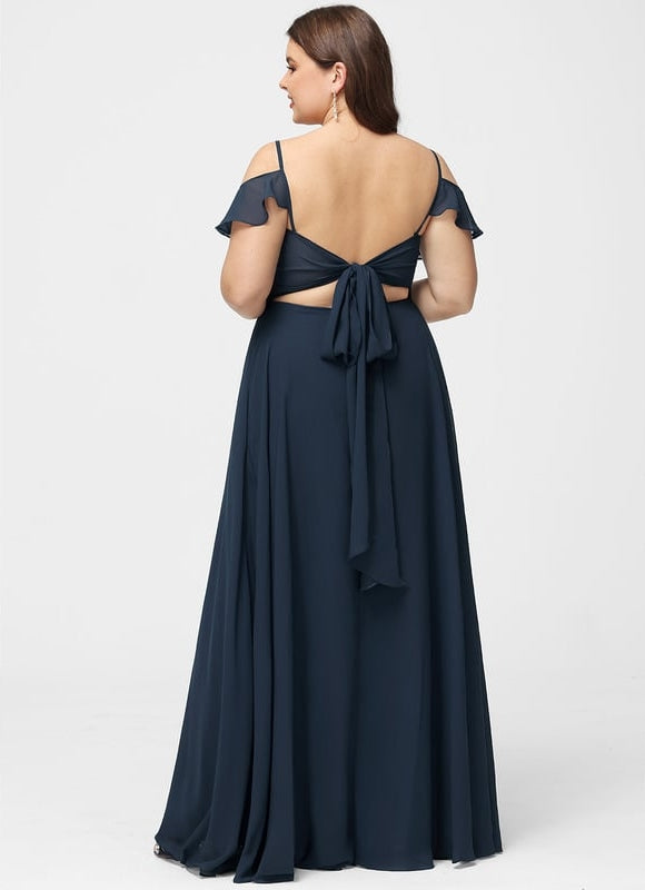 Robe Trapèze Longue Beige Élégante - gallery 9