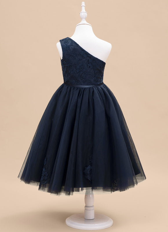 Robe Trapèze Tulle Asymétrique - gallery 4