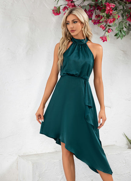 Robe Trapèze Satin Aéro