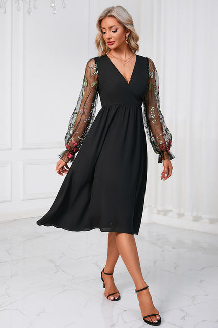 Robe Trapeze Fleurie - gallery 4