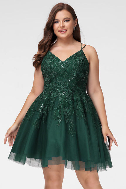 Robe Trapèze Tulle Noire - gallery 5