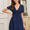 Robe Trapèze Marine Éthérée