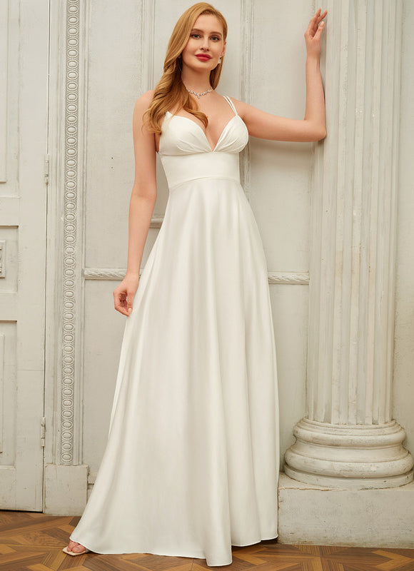 Robe Trapèze Silhouette Satinée - gallery 2