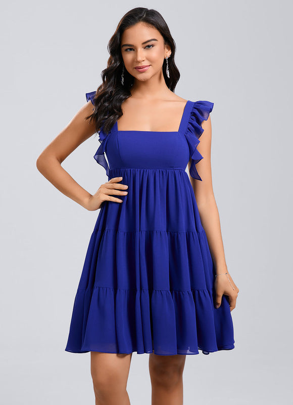 Robe Trapèze Émeraude Douce - gallery 1