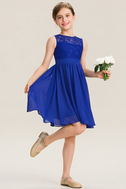 Robe Trapeze Bleu Roi - gallery 2