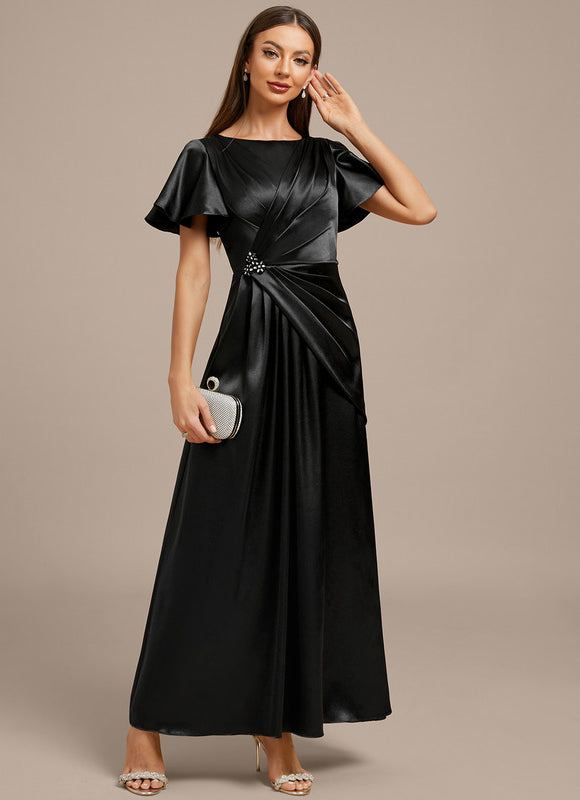 Robe Trapèze Élégante Fluide - gallery 5