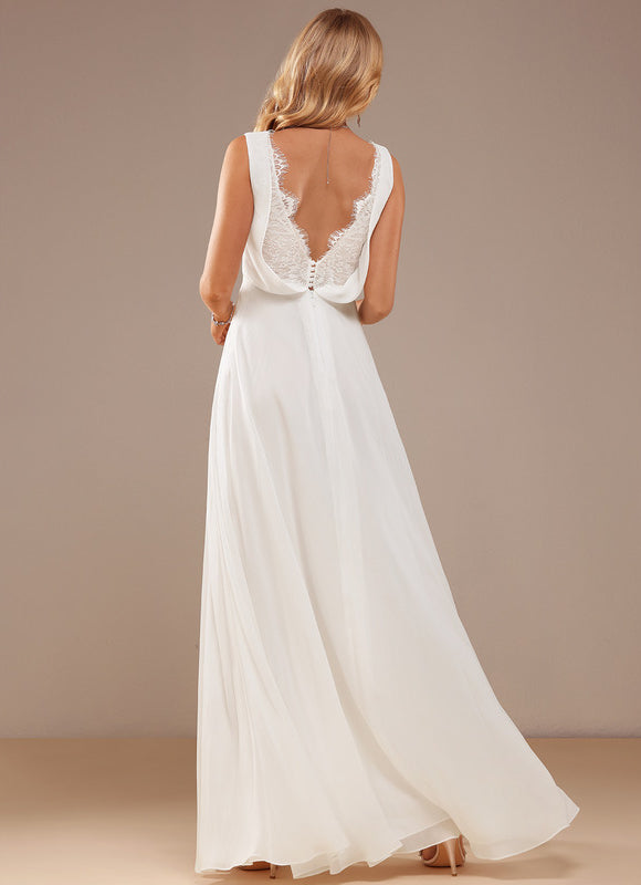 Robe Trapèze Éblouissante Aérienne - gallery 3
