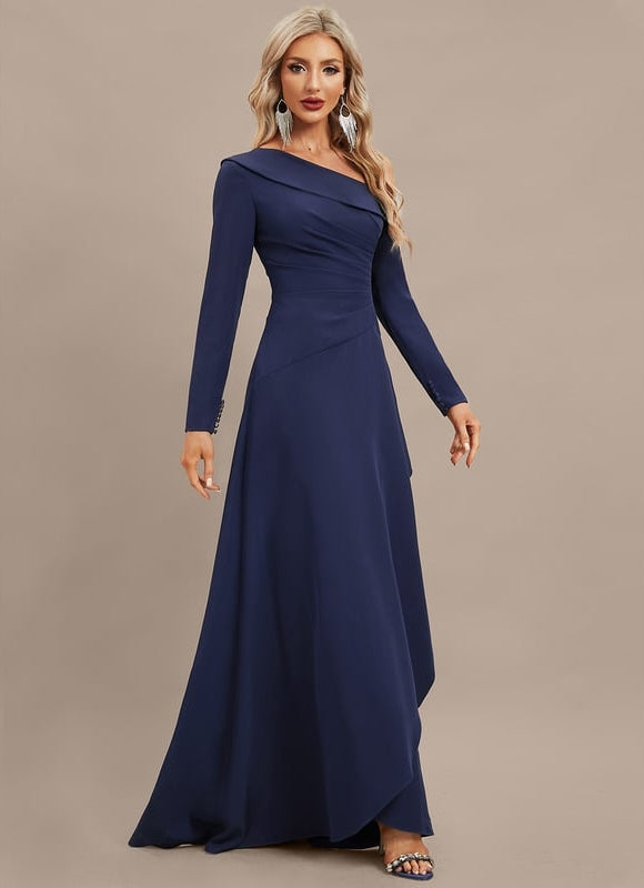 Robe Trapèze Col Unique Fluidité - gallery 4
