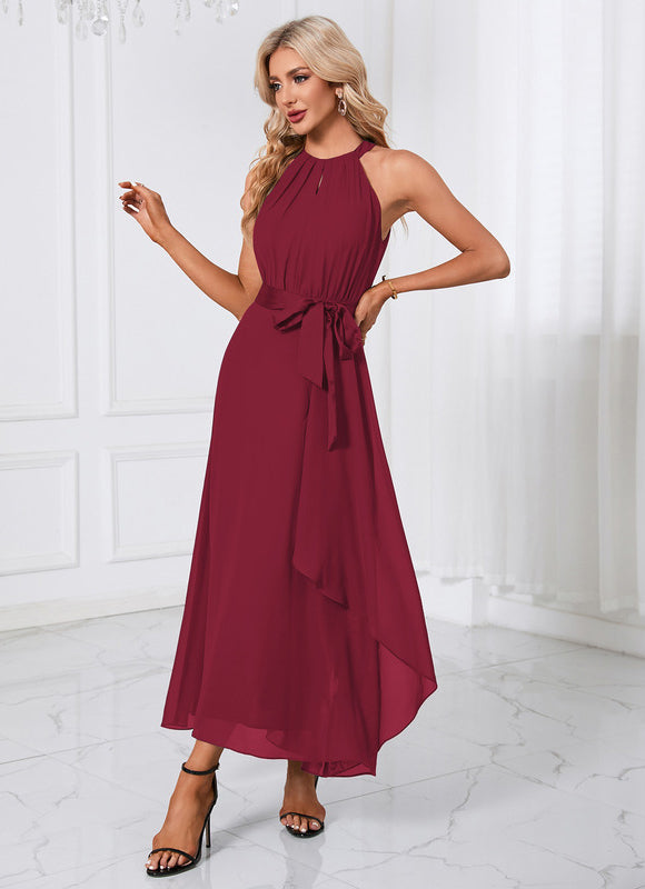 Robe Trapèze Chiffon Maxi - gallery 9