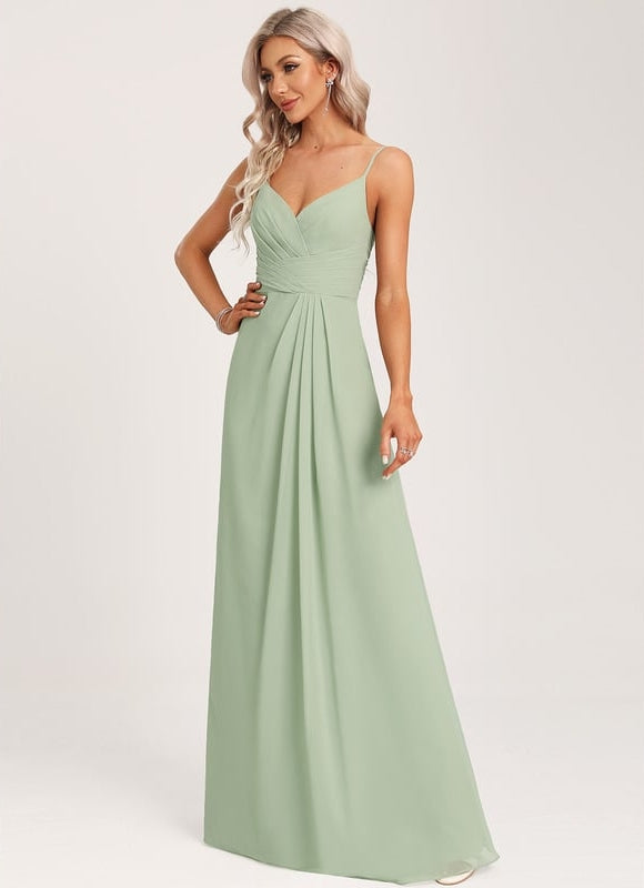 Robe Trapèze Mousseline Fendue - gallery 3