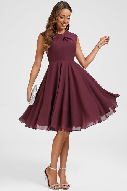 Robe Trapèze Émeraude Volante - gallery 4