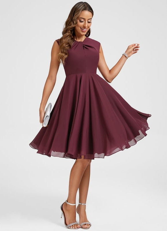 Robe Trapèze Émeraude Volante - gallery 4