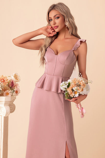 Robe Trapèze Satin Chic Maxi - gallery 1