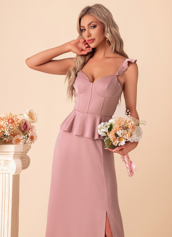 Robe Trapèze Satin Chic Maxi - gallery 1