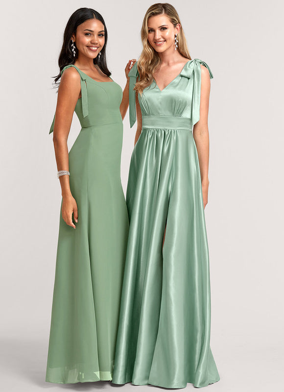 Robe Trapèze Élégance Satinée - gallery 1