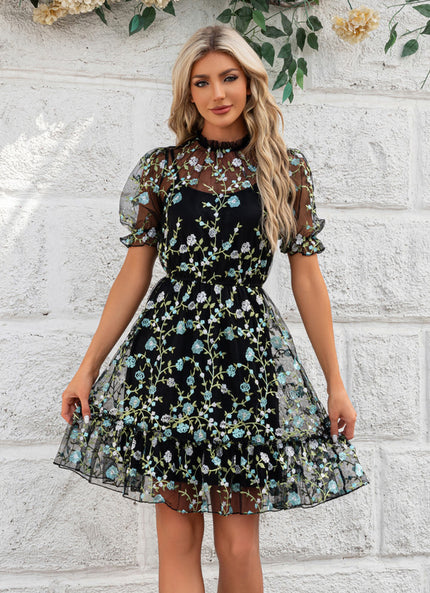 Robe Trapèze Botanique Chic