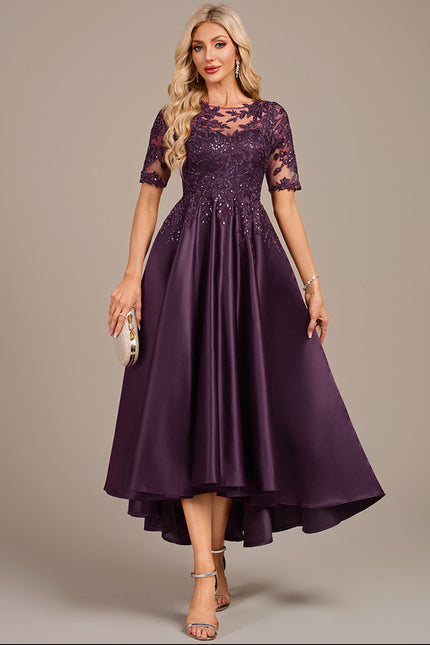 Robe Trapèze Violette Chic