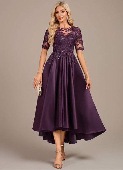 Robe Trapèze Violette Chic
