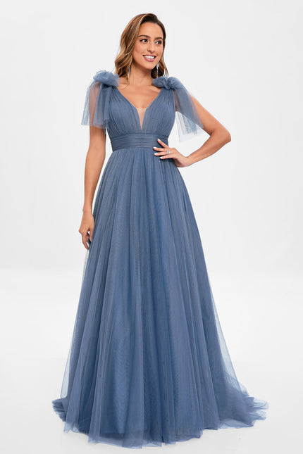 Robe Trapèze Brume Azurée - gallery 6