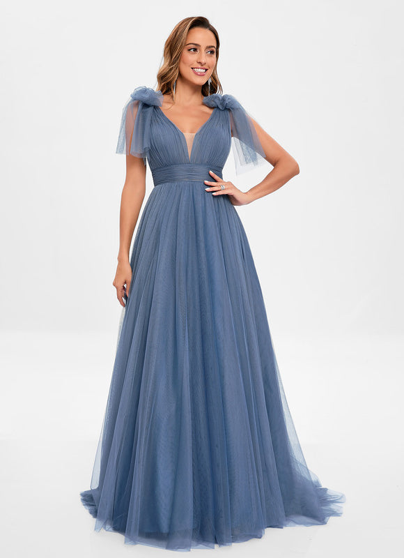 Robe Trapèze Brume Azurée - gallery 6