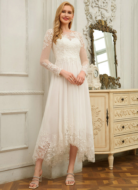 Robe Trapèze Élégie Cristalline - gallery 2