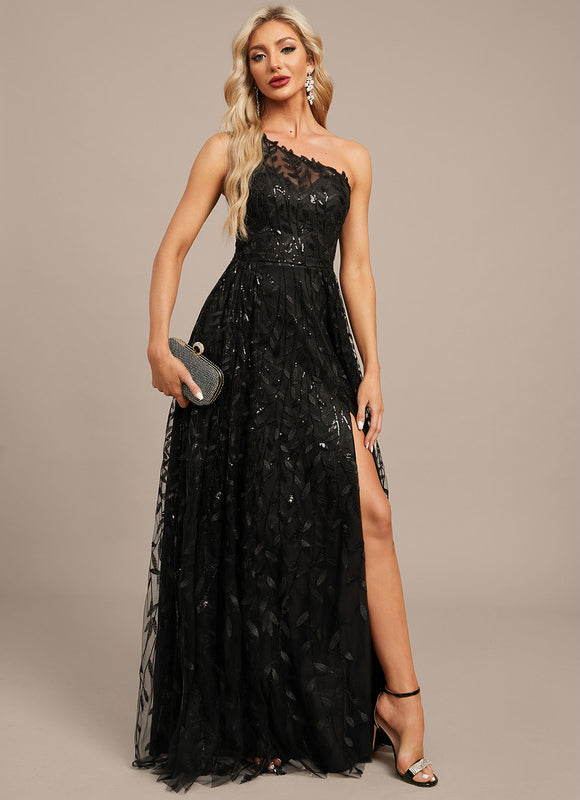 Robe Trapèze Noir Étoilé - gallery 5