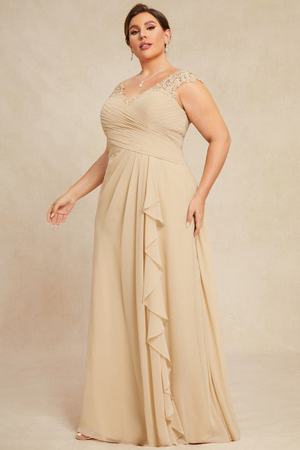 Robe Trapèze Nuance De Velours - gallery 5