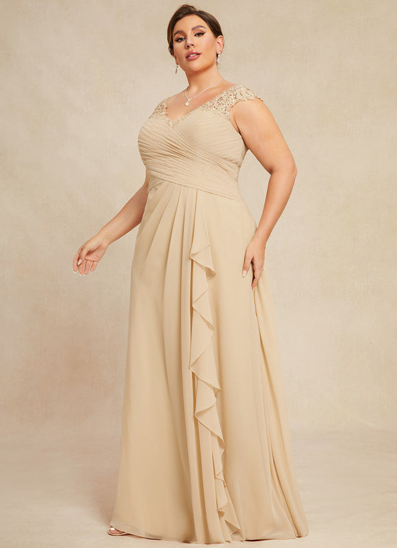 Robe Trapèze Nuance De Velours - gallery 5