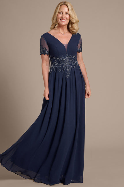 Robe Trapèze Nuit Élégante - gallery 2