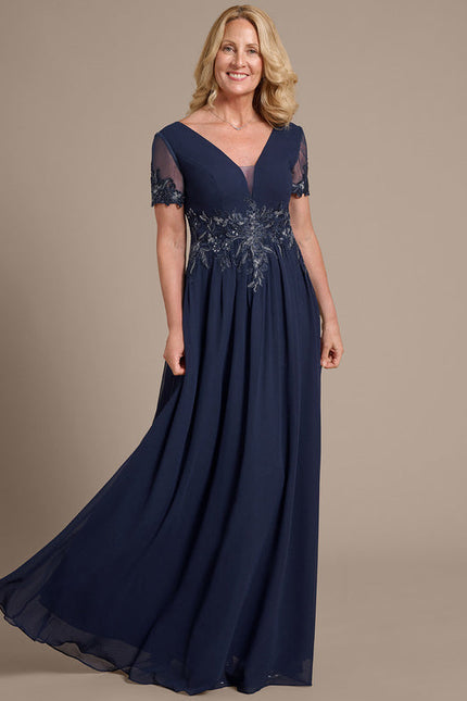 Robe Trapèze Nuit Élégante - gallery 2