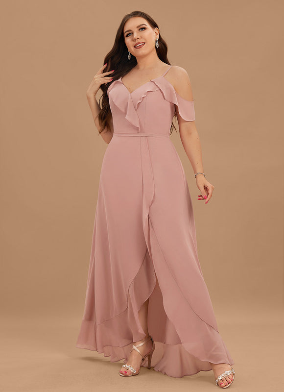 Robe Trapèze Fluide Asymétrique - gallery 8