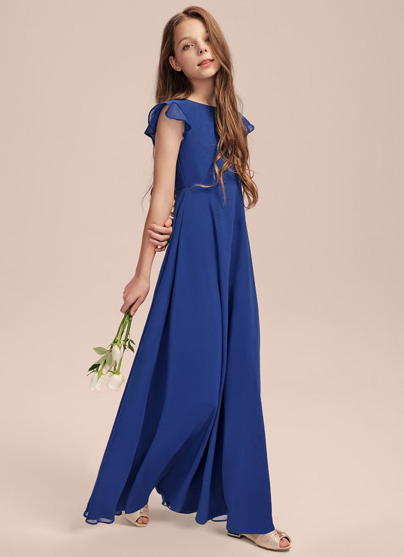 Robe Trapèze Bleu Doux Éclat - gallery 3