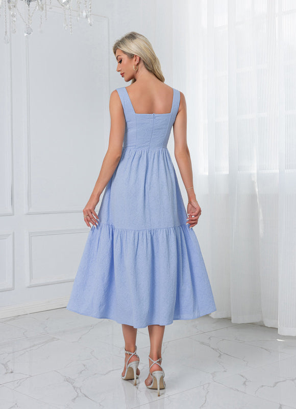 Robe Trapeze Volant - gallery 2