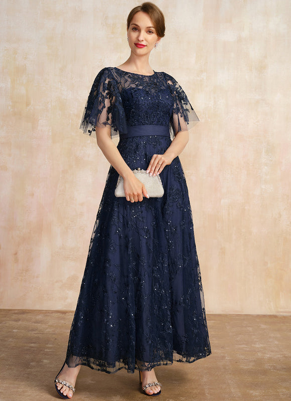 Robe Trapèze Marine Étoilée - gallery 4