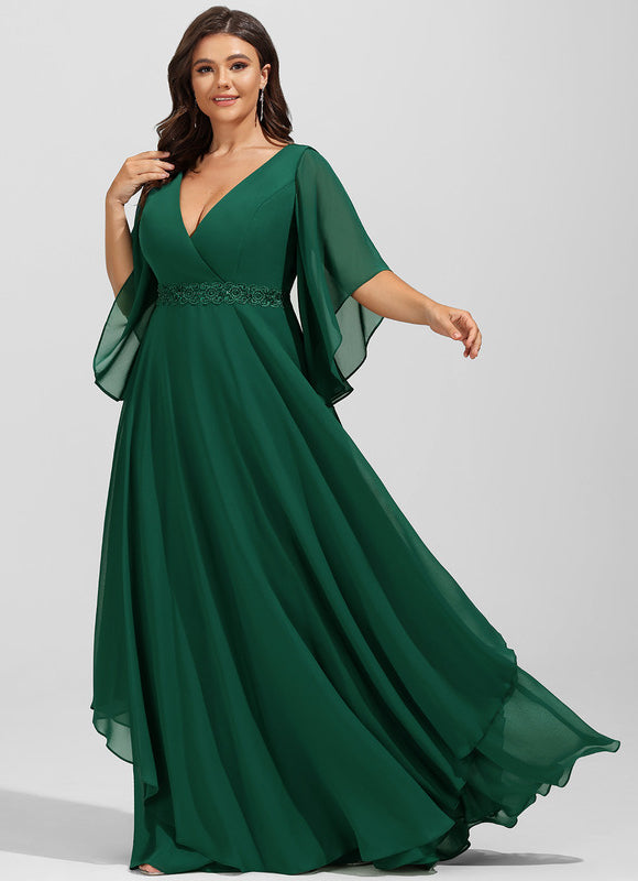 Robe Trapèze Émeraude Délirante - gallery 8