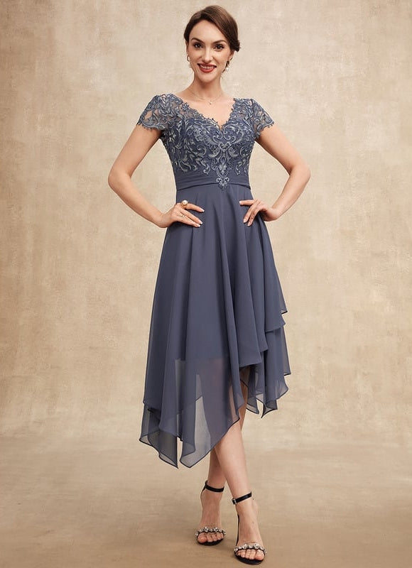 Robe Trapèze Élégance Frémissante - gallery 1