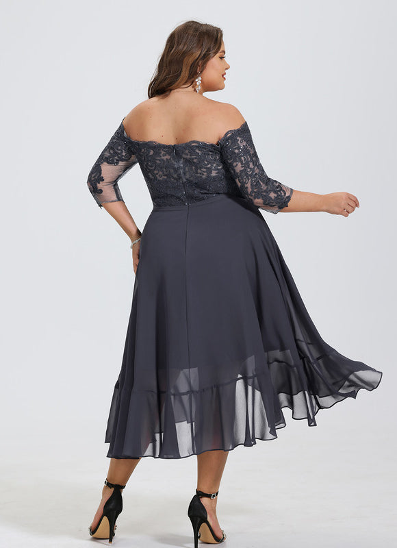 Robe Trapèze Lueur De Soirée - gallery 8