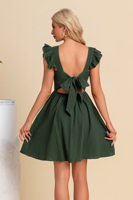 Robe Trapèze Verte Chic - gallery 3